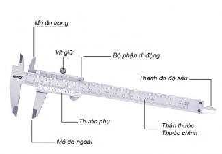 Cách sử dụng thước kẹp