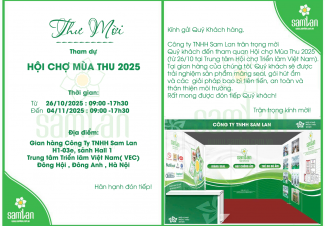 Khám phá gian hàng Sam Lan tại Hội chợ Mùa Thu 2025