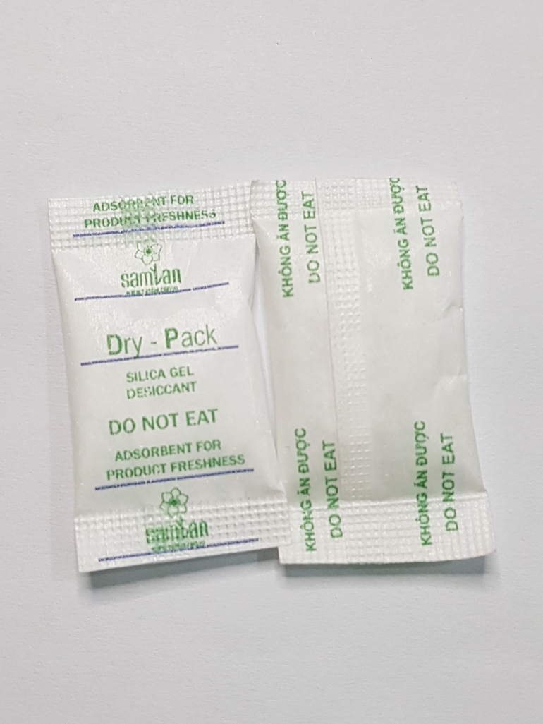 gói hút ẩm silica gel